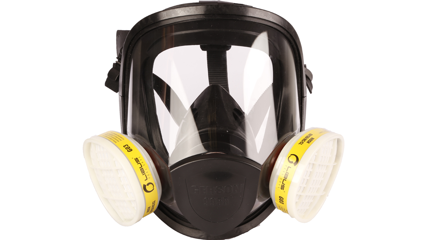 Máscaras y filtros faciales para EPP: protección contra gases